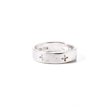 multiple cross carved ring （Silver）｜詳細画像