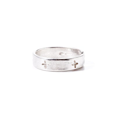 multiple cross carved ring （Silver）｜詳細画像