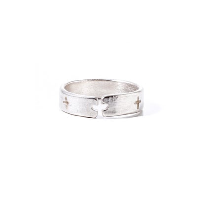 multiple cross carved ring （Silver）｜詳細画像