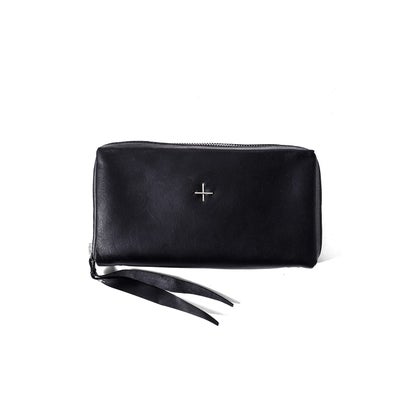 zipped extra large wallet （Black）｜詳細画像