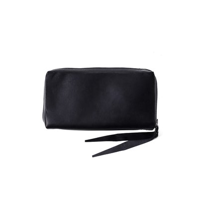 zipped extra large wallet （Black）｜詳細画像
