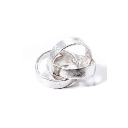 triple ring w/carved crosses （Silver）｜詳細画像