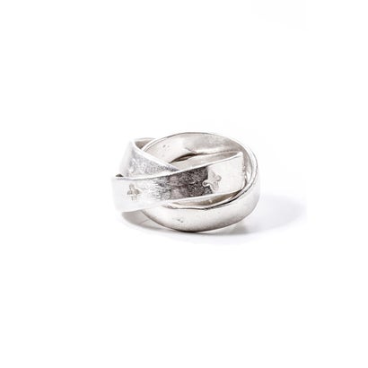 triple ring w/carved crosses （Silver）｜詳細画像