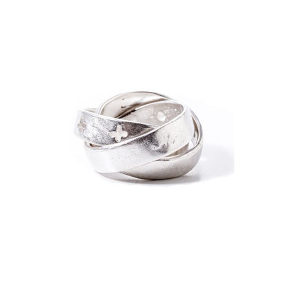 triple ring w/carved crosses （Silver）｜詳細画像