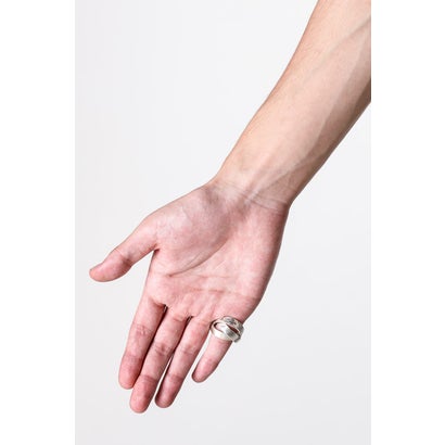 triple ring w/carved crosses （Silver）｜詳細画像