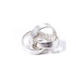 triple ring w/carved crosses （Silver）
