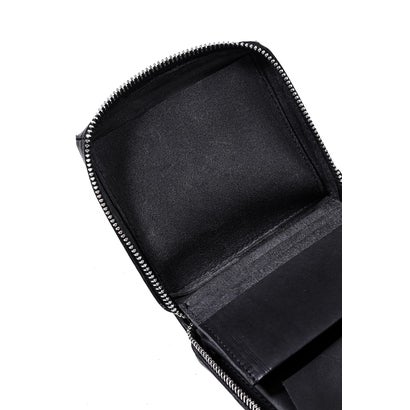 small zipped wallet （Black）｜詳細画像