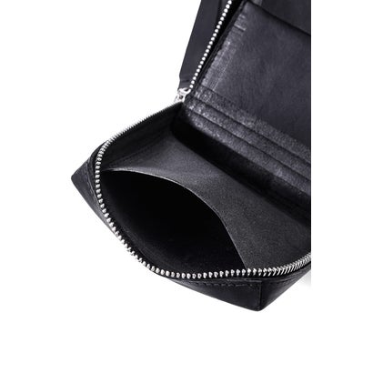 small zipped wallet （Black）｜詳細画像