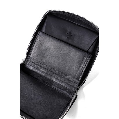 small zipped wallet （Black）｜詳細画像