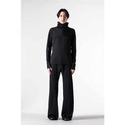one piece turtle/mask neck t-shirt （BLACK）｜詳細画像
