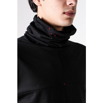 one piece turtle/mask neck t-shirt （BLACK）｜詳細画像