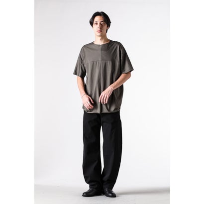 oversized one piece short sleeve t-shirt （COAL）｜詳細画像