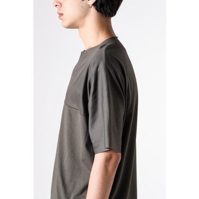 oversized one piece short sleeve t-shirt （COAL）｜詳細画像