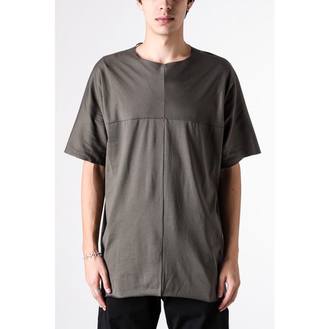 oversized one piece short sleeve t-shirt （COAL）