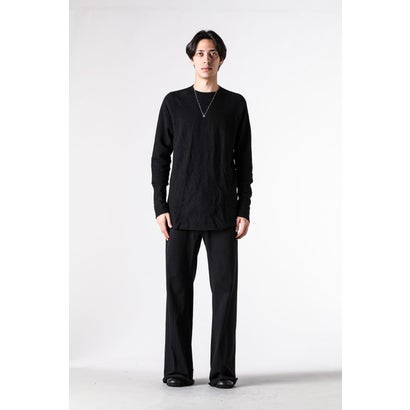raglan long sleeve medium fit t-shirt （BLACK）｜詳細画像