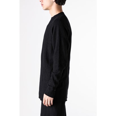 raglan long sleeve medium fit t-shirt （BLACK）｜詳細画像