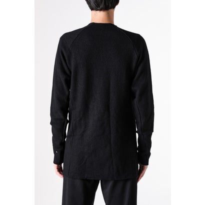 raglan long sleeve medium fit t-shirt （BLACK）｜詳細画像