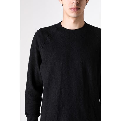 raglan long sleeve medium fit t-shirt （BLACK）｜詳細画像