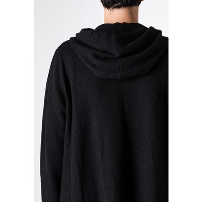hooded cardigan （BLACK）｜詳細画像