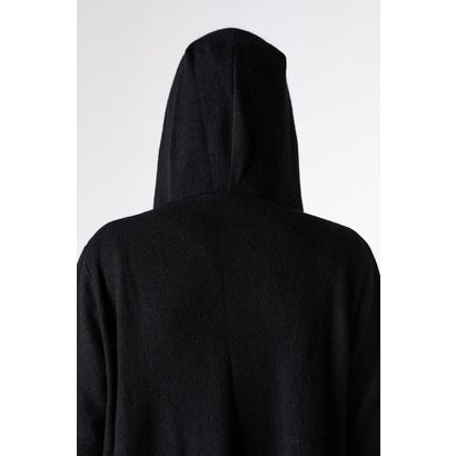 hooded cardigan （BLACK）｜詳細画像