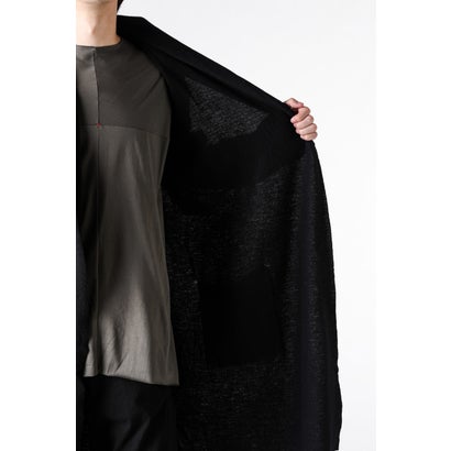 hooded cardigan （BLACK）｜詳細画像