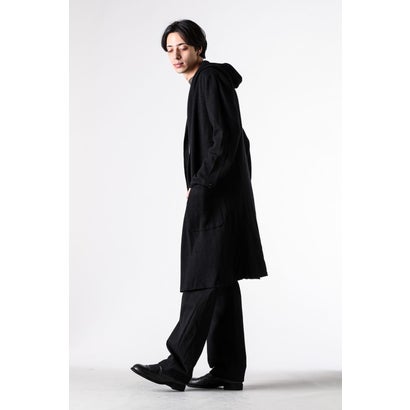 hooded cardigan （BLACK）｜詳細画像
