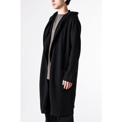 hooded cardigan （BLACK）｜詳細画像