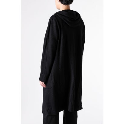 hooded cardigan （BLACK）｜詳細画像