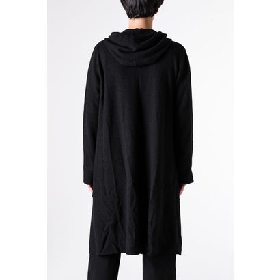 hooded cardigan （BLACK）｜詳細画像