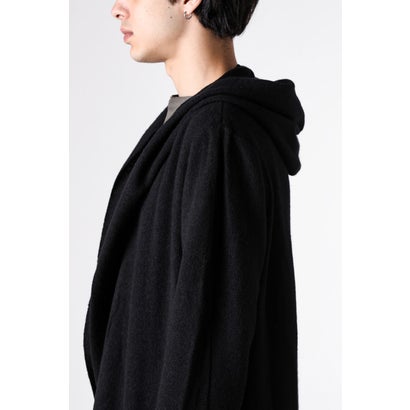 hooded cardigan （BLACK）｜詳細画像