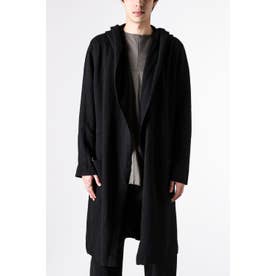 hooded cardigan （BLACK）