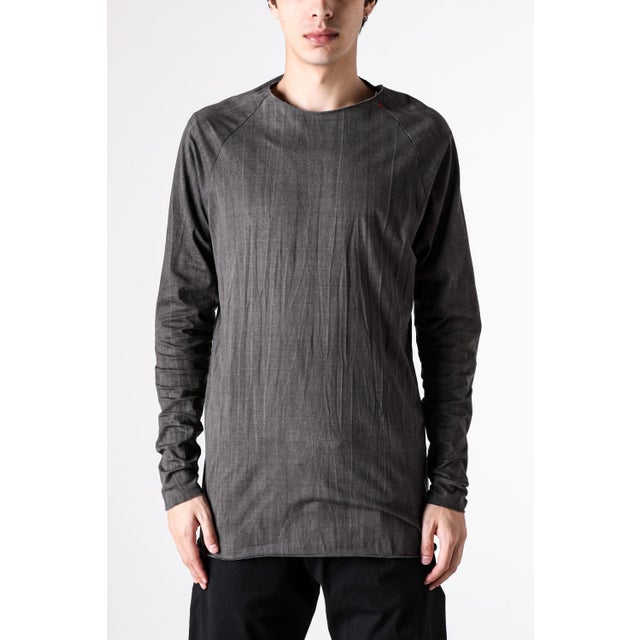 raglan long sleeve medium fit t-shirt （Carbon）