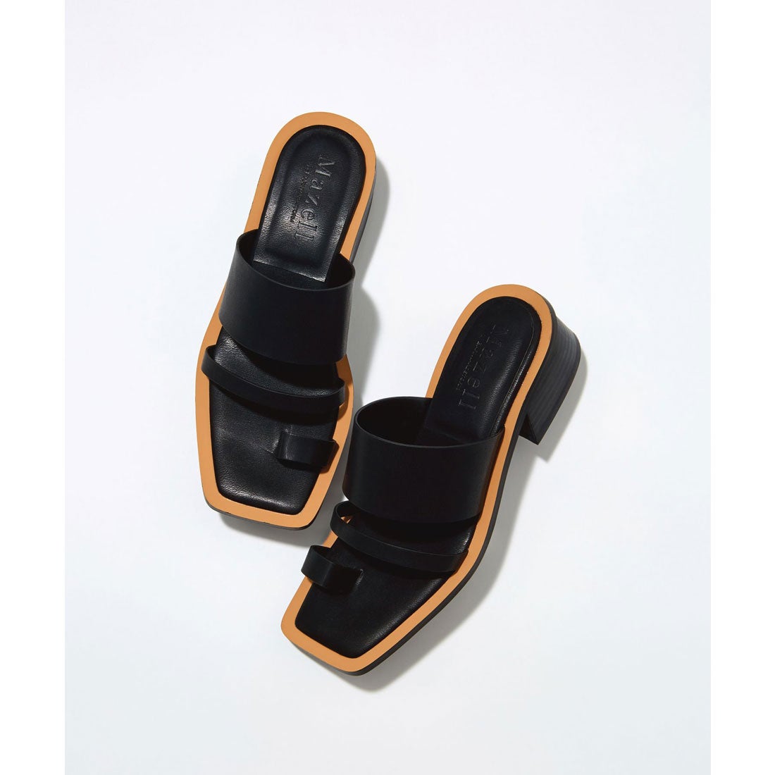 マゼル Mazell オーバーピースサンダル （ブラック） -靴＆ファッション通販 ロコンド〜自宅で試着、気軽に返品