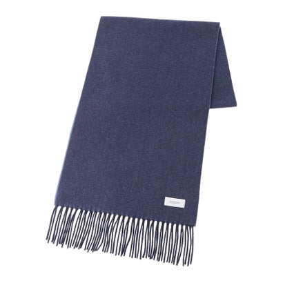 マッキントッシュ フィロソフィー MACKINTOSH PHILOSOPHY シングルリバー ウォッシャブルリバーシブル無地マフラー （ブルー）｜詳細画像