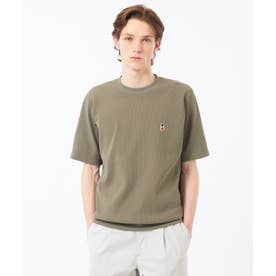 【予約販売】BUCKINGHAM BEAR スウェットTシャツ ミリタリーワッフル （ライトグリーン）