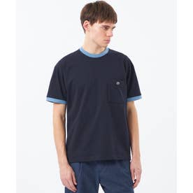 【WEEKENDER】 スピンドルMPロゴリンガーT プレーティング天竺 （ネイビー）