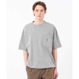 【WEB&一部店舗限定】BUCKINGHAM BEAR スピンドルTシャツ コンパクトスムース （グレー）