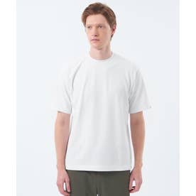 クルーネックTシャツ パイル調ソフトエアー （ホワイト）