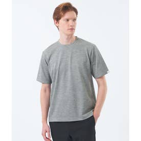 クルーネックTシャツ メランジカノコ （グレー2）
