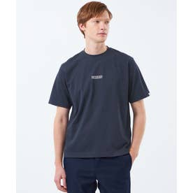 【WEB&一部店舗限定】クルーネックロゴTシャツ 度詰め天竺 （ネイビー）