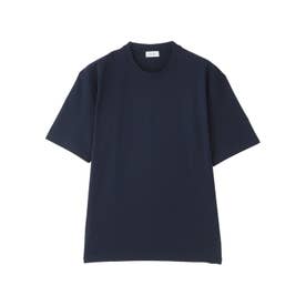 【WEB&一部店舗限定】ピケ鹿の子クルーネックTシャツ （ネイビー）