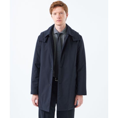 【予約販売】バックコーティングツイル WELLINGHTON（ウェリントン）middle button through パデッド （ネイビー）｜詳細画像