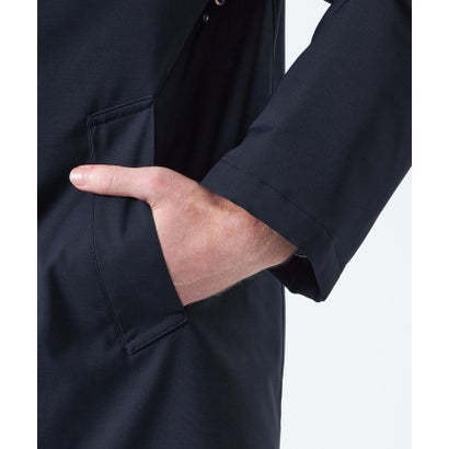 【予約販売】バックコーティングツイル WELLINGHTON（ウェリントン）middle button through パデッド （ブラック）｜詳細画像