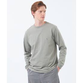【WEB&一部店舗限定】BUCKINGHAM BEAR 5.6オンス天竺 クルーネックロンT （グレー2）