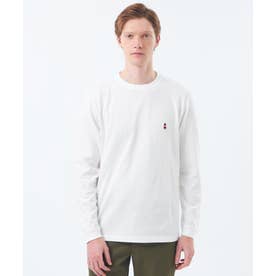【WEB&一部店舗限定】BUCKINGHAM BEAR 5.6オンス天竺 クルーネックロンT （ホワイト）