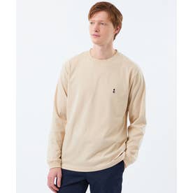 【WEB&一部店舗限定】BUCKINGHAM BEAR 5.6オンス天竺 クルーネックロンT （ベージュ5）