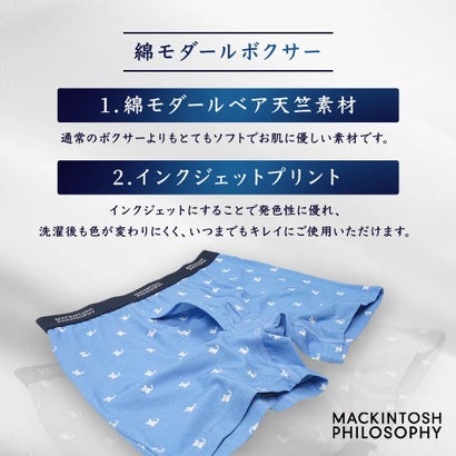 MPボクサー/26AW/ボーダーランニングテリア （ネイビー）｜詳細画像