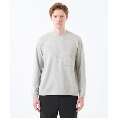 マッキントッシュ フィロソフィー MACKINTOSH PHILOSOPHY ブリテック クルーネックロンT 針抜きジャージー （ホワイト）｜詳細画像