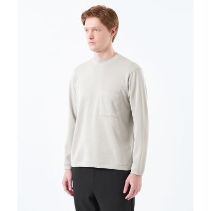 マッキントッシュ フィロソフィー MACKINTOSH PHILOSOPHY ブリテック クルーネックロンT 針抜きジャージー （ホワイト）｜詳細画像
