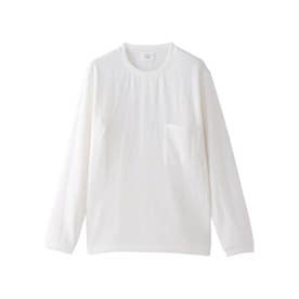 ブリテック クルーネックロンT 針抜きジャージー （ホワイト）